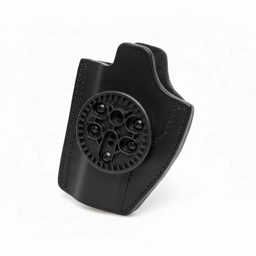 Black Leather 1911 Holster - View 3
